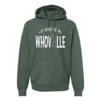 ID Rather Be In Whoville Merry Grinchmas Premium Hoodie