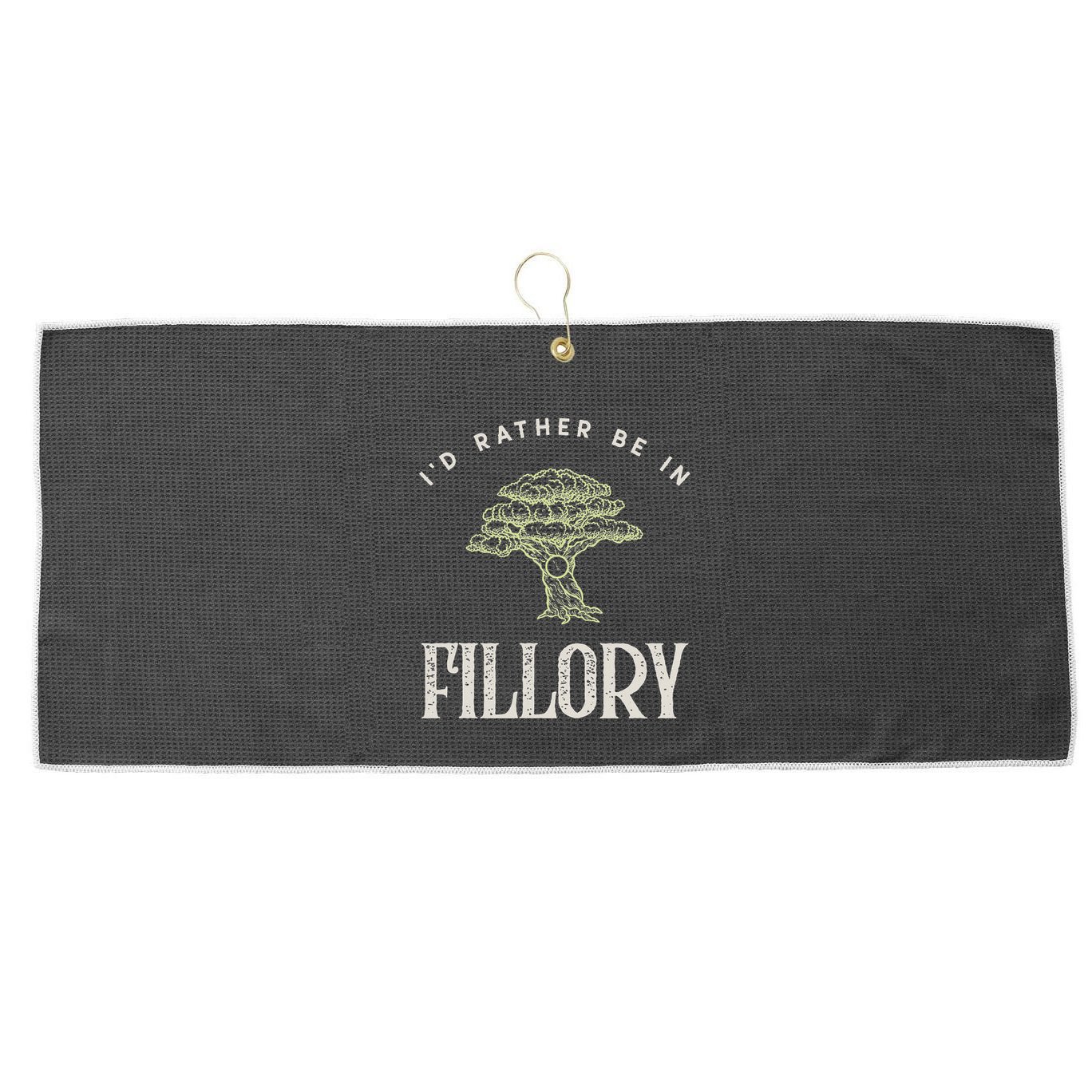 ID Rather Be In Fillory The Magicians Large Microfiber Waffle Golf Towel