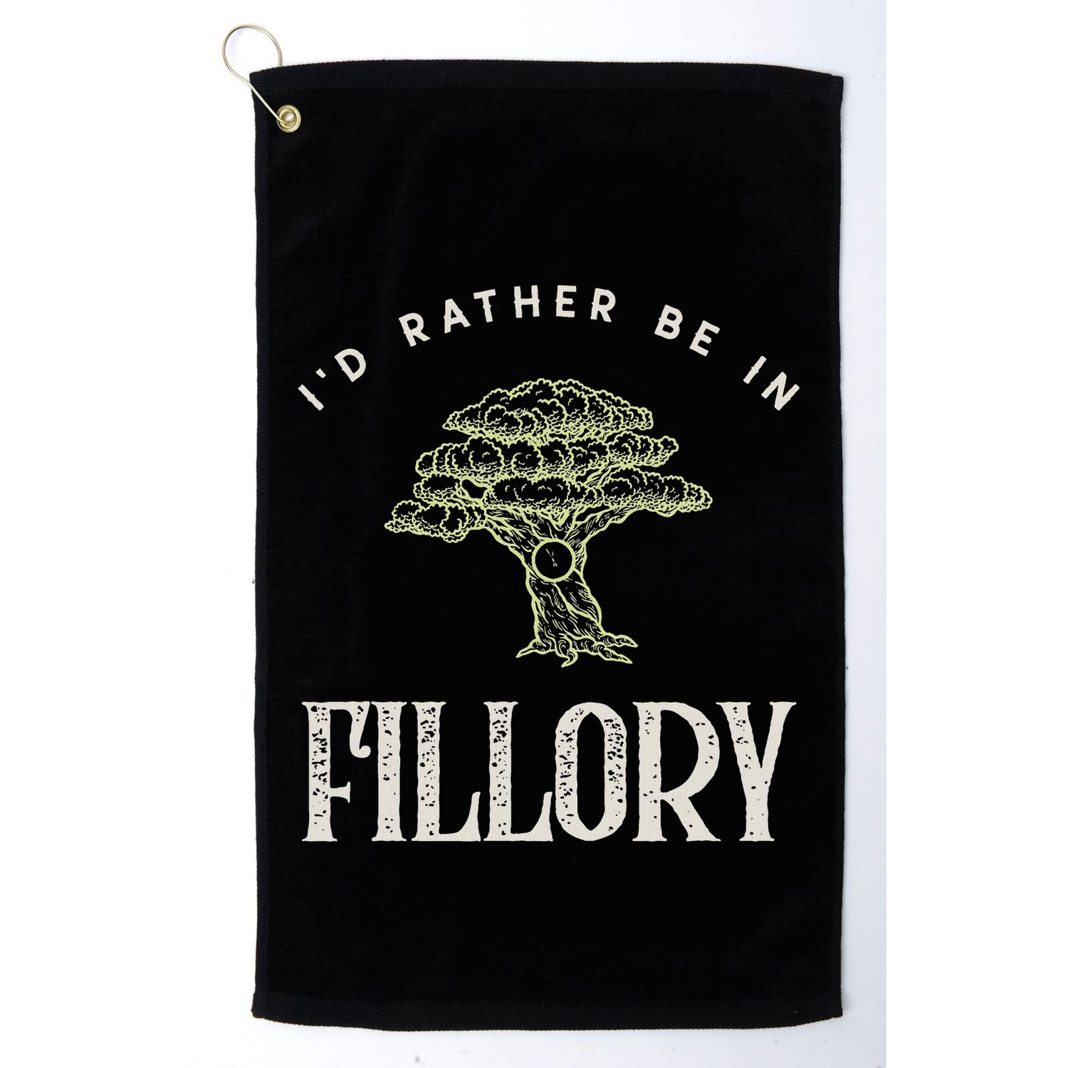 ID Rather Be In Fillory The Magicians Golf Towel