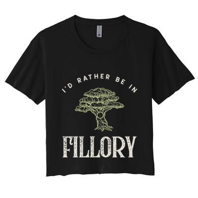 ID Rather Be In Fillory The Magicians Crop Top