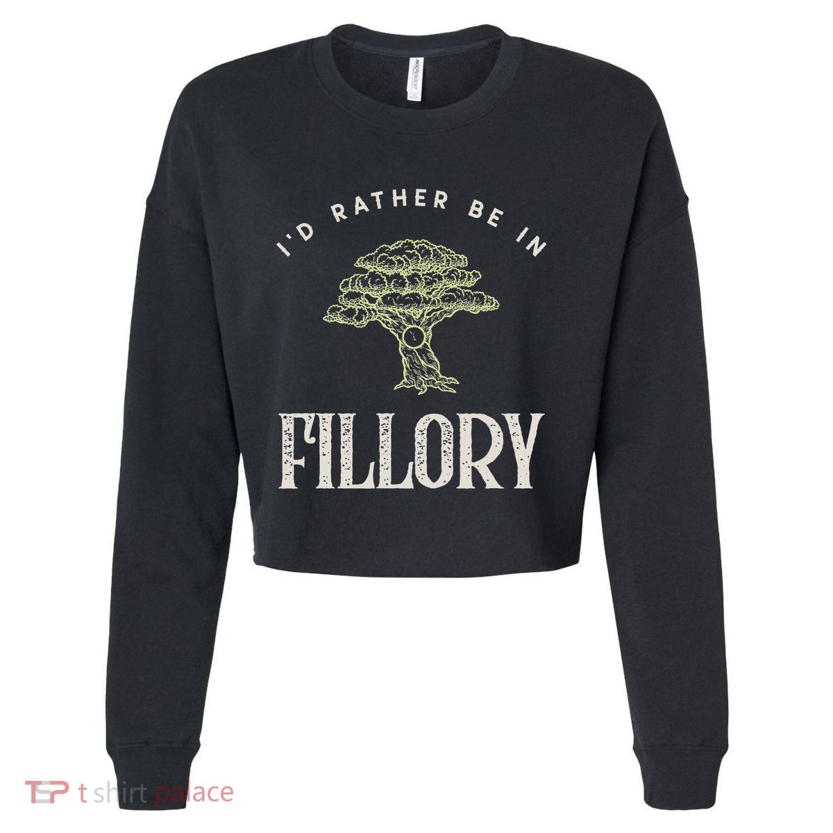 ID Rather Be In Fillory The Magicians Cropped Pullover Crew