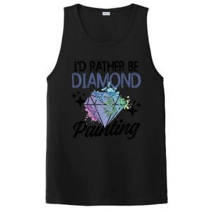 I'd Rather Be Diamond Painting Gift Painter Artist Gift PosiCharge Competitor Tank