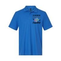 I'd Rather Be Diamond Painting Gift Painter Artist Gift Softstyle Adult Sport Polo