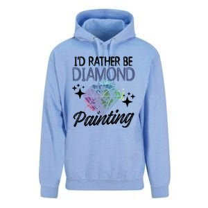 I'd Rather Be Diamond Painting Gift Painter Artist Gift Unisex Surf Hoodie