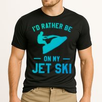 Id Rather Be On My Jet Ski Jet Skiing Funny Gift Cooling Performance Crew T-Shirt