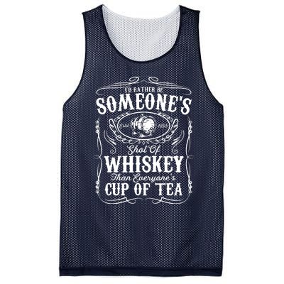 Id Rather Be Someones Shot Of Whiskey Mesh Reversible Basketball Jersey Tank