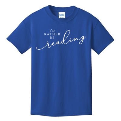 Id Rather Be Reading Gift Kids T-Shirt