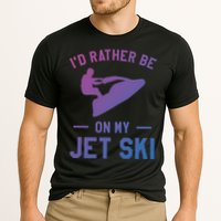 Id Rather Be On My Jet Ski Jet Skiing Funny Gift Cooling Performance Crew T-Shirt