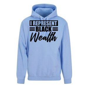 I Represent Black Wealth Black Wealth Matters Gift Unisex Surf Hoodie