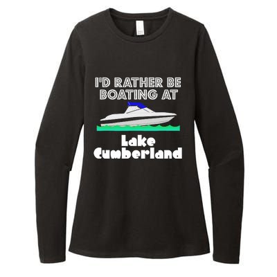 ID Rather Be Boating At Lake Cumberland Womens CVC Long Sleeve Shirt