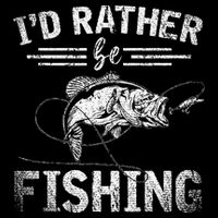 Id Rather Be Fishing Funny Fisherman Gift Hobby Fishing Cooling Performance Crew T-Shirt