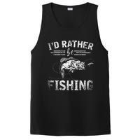 Id Rather Be Fishing Funny Fisherman Gift Hobby Fishing PosiCharge Competitor Tank