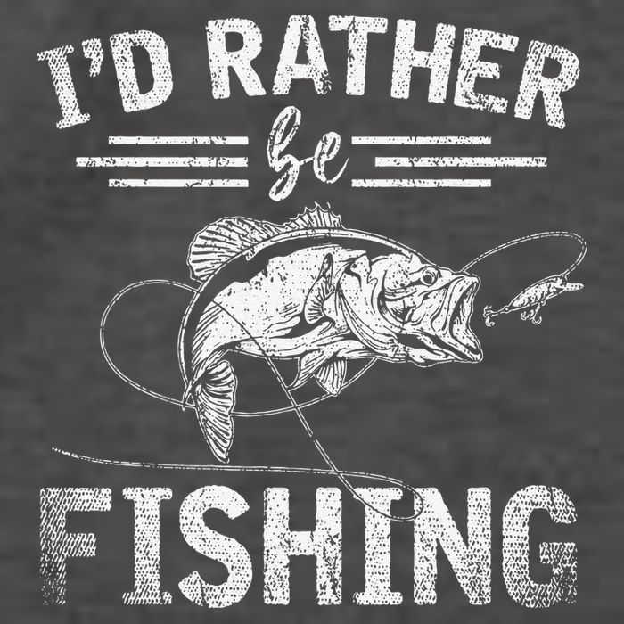 Id Rather Be Fishing Funny Fisherman Gift Hobby Fishing Vector Backpack