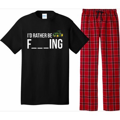 Id Rather Be Farming Funny Farmer Gift Pajama Set