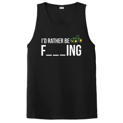 Id Rather Be Farming Funny Farmer Gift PosiCharge Competitor Tank