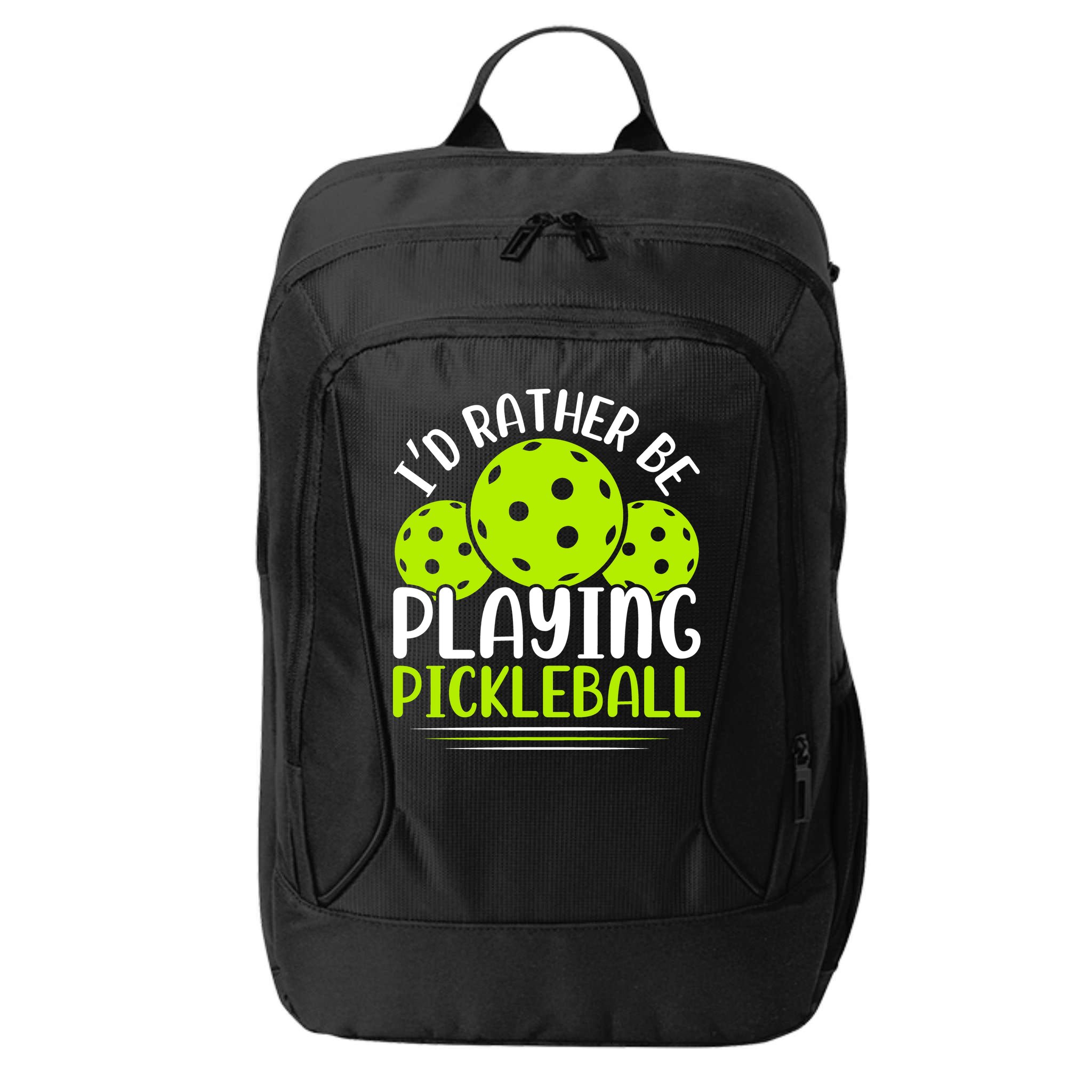 I'd Rather Be Playing Pickleball Gift For Pickleball Team City Backpack