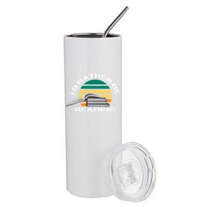 Id Rather Be Reading Funny Reading Book Lover Great Gift Stainless Steel Tumbler