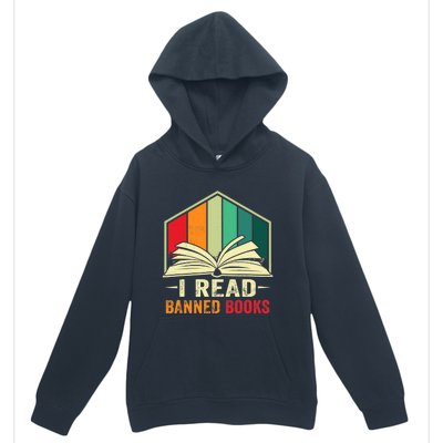 I Read Banned Books Week Librarian Freedom Reader Nerd Urban Pullover Hoodie