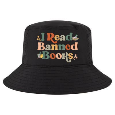 I Read Banned Books Week Librarian Freadom Reader Nerd Cool Comfort Performance Bucket Hat