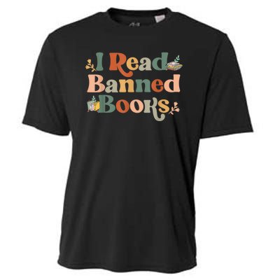 I Read Banned Books Week Librarian Freadom Reader Nerd Cooling Performance Crew T-Shirt