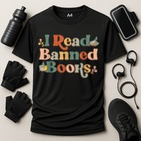 I Read Banned Books Week Librarian Freadom Reader Nerd Performance Shirt