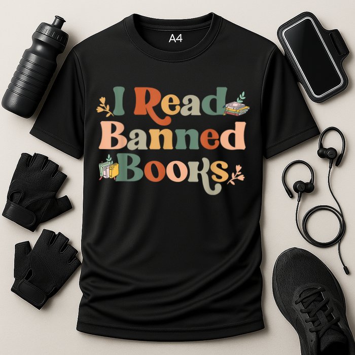 I Read Banned Books Week Librarian Freadom Reader Nerd Performance Shirt
