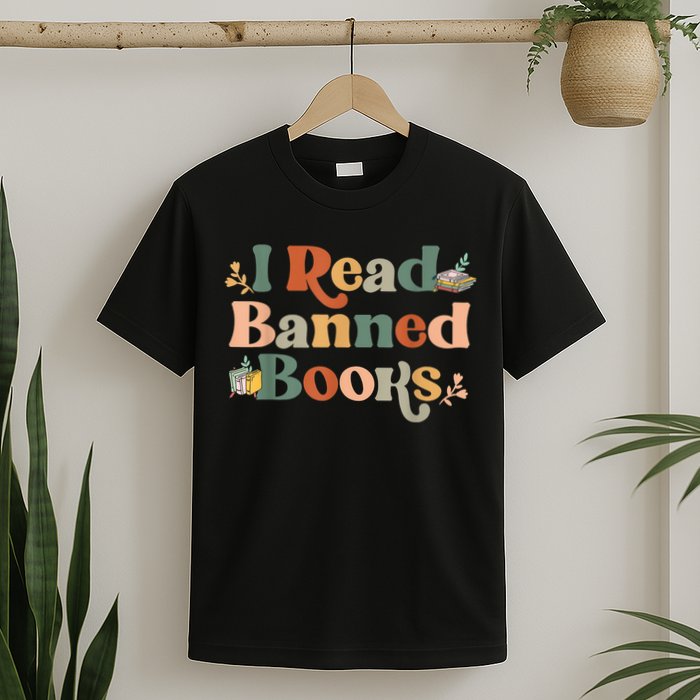 I Read Banned Books Week Librarian Freadom Reader Nerd T-Shirt