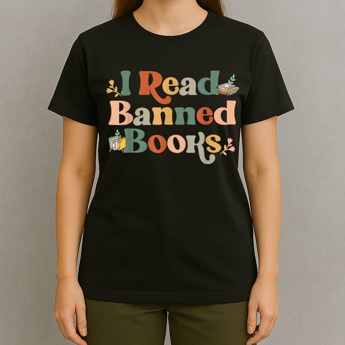 I Read Banned Books Week Librarian Freadom Reader Nerd T-Shirt