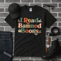 I Read Banned Books Week Librarian Freadom Reader Nerd Tall T-Shirt