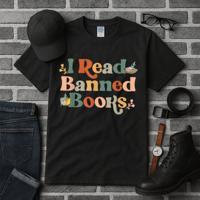 I Read Banned Books Week Librarian Freadom Reader Nerd Tall T-Shirt