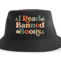 I Read Banned Books Week Librarian Freadom Reader Nerd Sustainable Bucket Hat