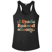 I Read Banned Books Week Librarian Freadom Reader Nerd Ladies PosiCharge Competitor Racerback Tank