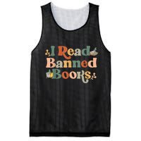 I Read Banned Books Week Librarian Freadom Reader Nerd Mesh Reversible Basketball Jersey Tank