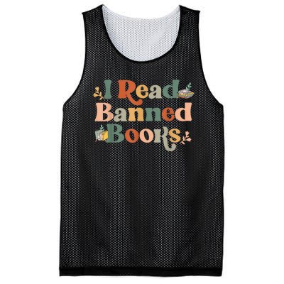 I Read Banned Books Week Librarian Freadom Reader Nerd Mesh Reversible Basketball Jersey Tank