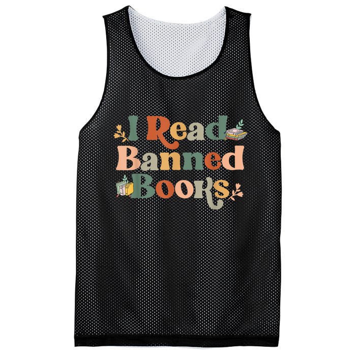 I Read Banned Books Week Librarian Freadom Reader Nerd Mesh Reversible Basketball Jersey Tank