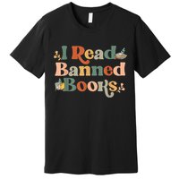 I Read Banned Books Week Librarian Freadom Reader Nerd Premium T-Shirt