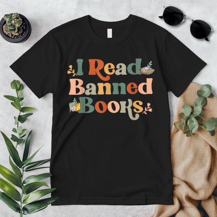 I Read Banned Books Week Librarian Freadom Reader Nerd Premium T-Shirt