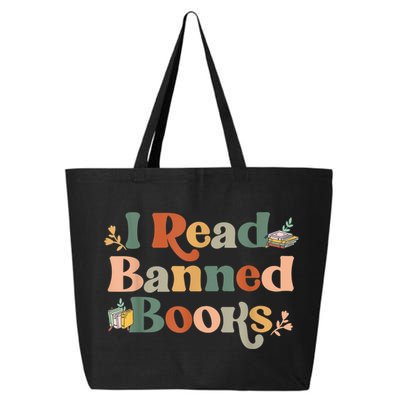 I Read Banned Books Week Librarian Freadom Reader Nerd 25L Jumbo Tote