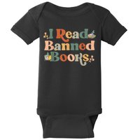 I Read Banned Books Week Librarian Freadom Reader Nerd Baby Bodysuit