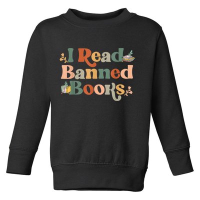 I Read Banned Books Week Librarian Freadom Reader Nerd Toddler Sweatshirt