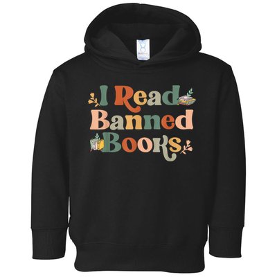 I Read Banned Books Week Librarian Freadom Reader Nerd Toddler Hoodie