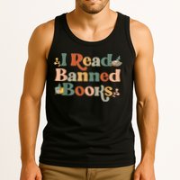 I Read Banned Books Week Librarian Freadom Reader Nerd Tank Top