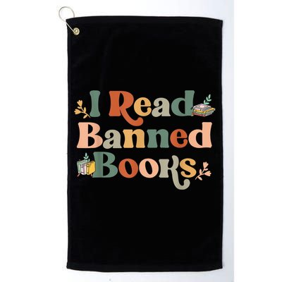 I Read Banned Books Week Librarian Freadom Reader Nerd Golf Towel