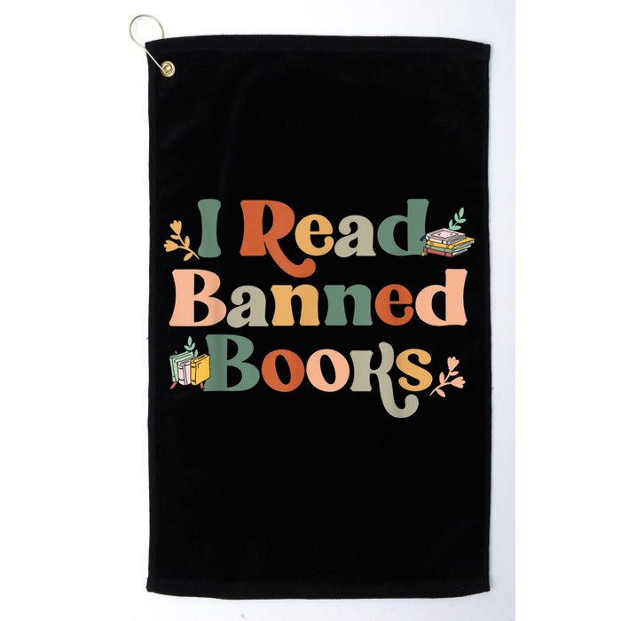 I Read Banned Books Week Librarian Freadom Reader Nerd Golf Towel