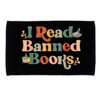 I Read Banned Books Week Librarian Freadom Reader Nerd Microfiber Hand Towel