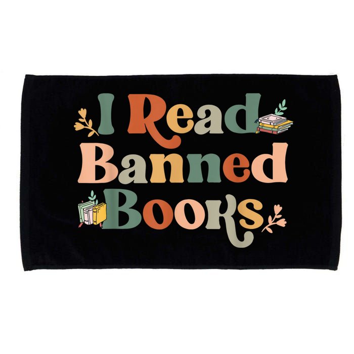I Read Banned Books Week Librarian Freadom Reader Nerd Microfiber Hand Towel