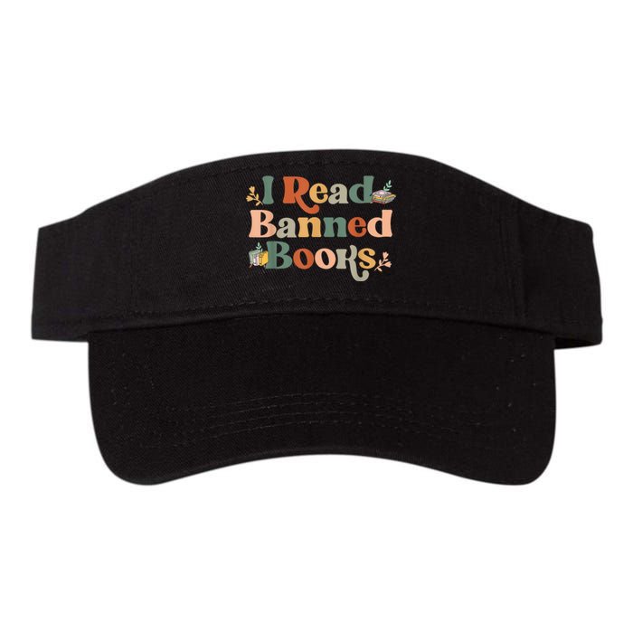 I Read Banned Books Week Librarian Freadom Reader Nerd Valucap Bio-Washed Visor