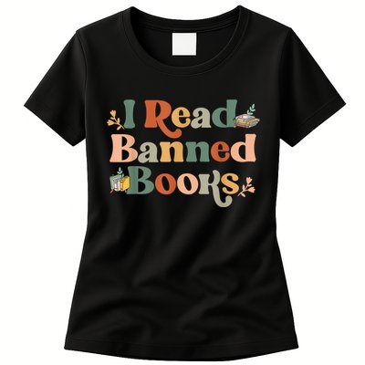 I Read Banned Books Week Librarian Freadom Reader Nerd Womens T-Shirt