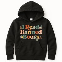 I Read Banned Books Week Librarian Freadom Reader Nerd Kids Hoodie