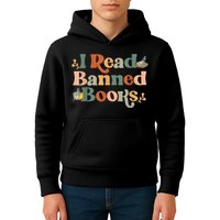 I Read Banned Books Week Librarian Freadom Reader Nerd Kids Hoodie